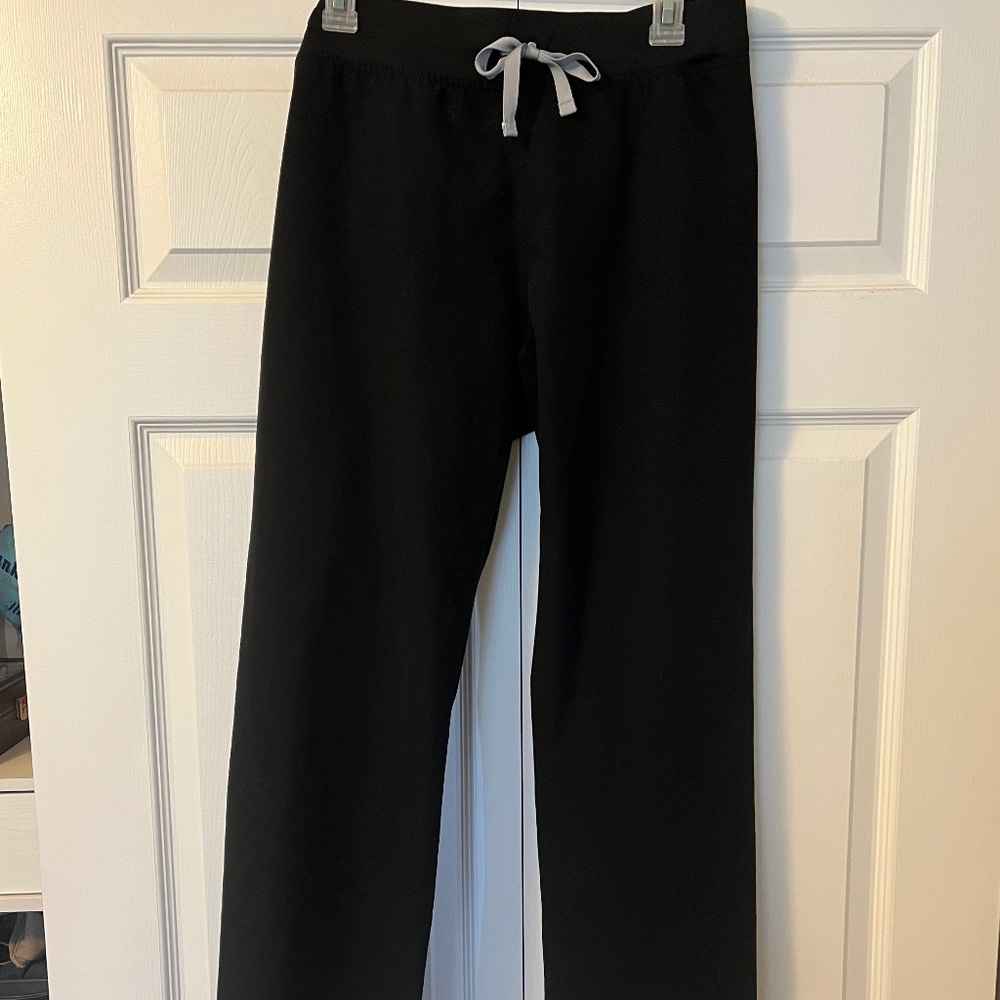 FIGS Livingston Scrub Pants - Black, M